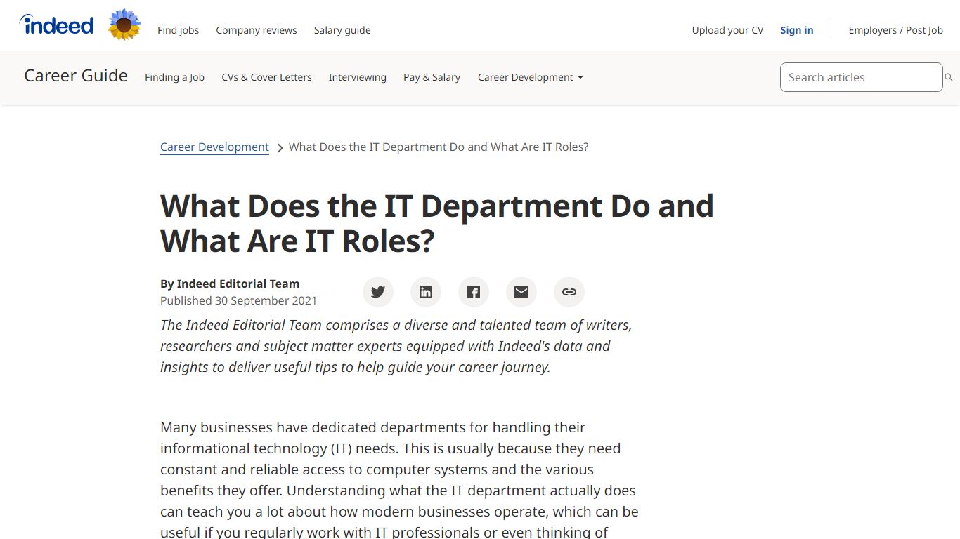 What Does the IT Department Do and What Are IT Roles?